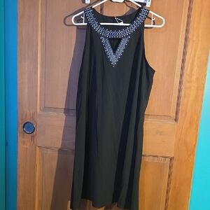 Unk Black Studded Mini Dress